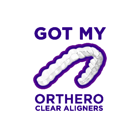 Orthero Clear Aligners Sticker