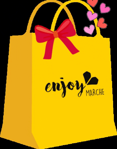 enjoyMARCHE regalo gift bag enjoy marche food souvenir GIF