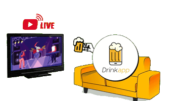 Ao Vivo Beer Sticker by Drinkapp