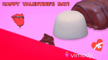 Valentines Day Chocolate GIF by Vimodji