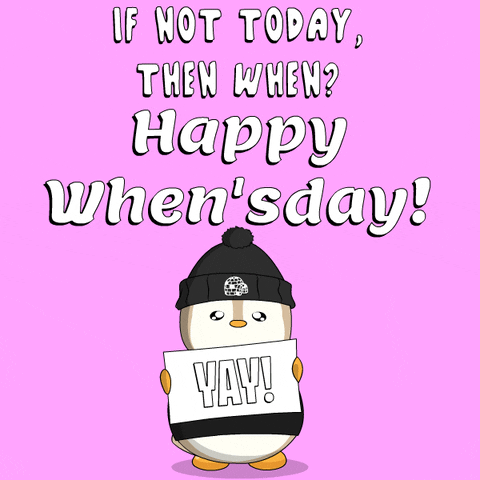 Happy Wednesday Morning GIF by Pudgy Penguins