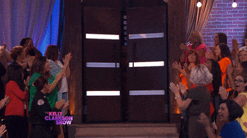 Door Hello GIF by The Kelly Clarkson Show
