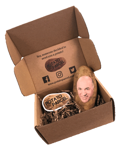 Potato Parcel Sticker
