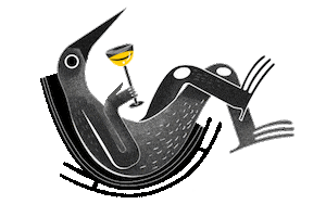 Weekend Bird Sticker by picapica
