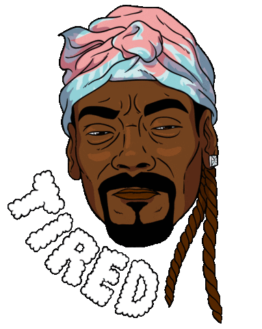 Tired Empire Sticker by Snoop Dogg