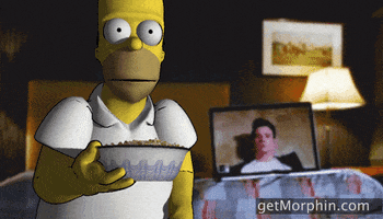 Homer Simpson Popcorn GIF by Morphin