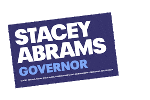 Stacey Abrams Win Sticker by Democratic Party of Georgia