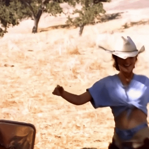 Any Man Of Mine Cowboy Hat GIF by Shania Twain