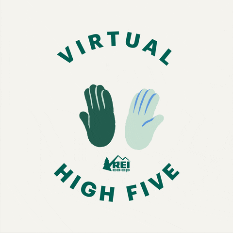 High Five Kudos GIF by REI