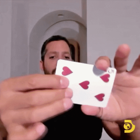 Magic Card Trick GIF by Shark Week