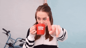 Drinking Coffee GIF by Sara Dietschy