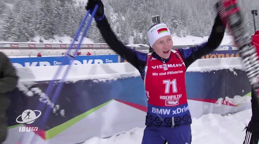 Celebration Belarus GIF by International Biathlon Union