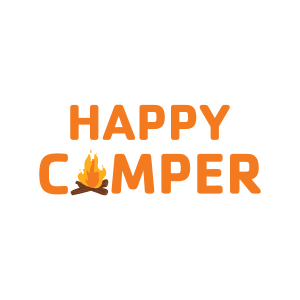 Three Rivers Happy Camper Sticker by YMCA Camp Eberhart