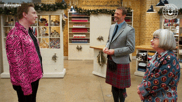 Sewing Bee Hug GIF by The Great British Sewing Bee
