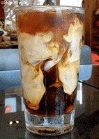 iced coffee art GIF