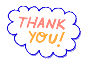 Thanks Thank You Sticker by Steph Stilwell