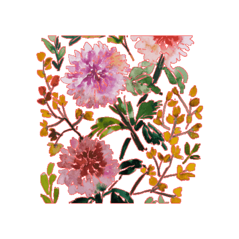 Art Flower Sticker