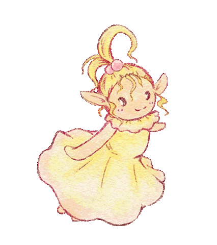 Girl Elf Sticker