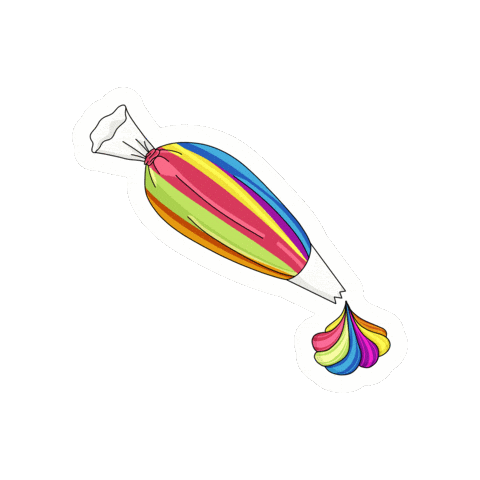 Neon Baking Sticker by ENCOALIMENTOS