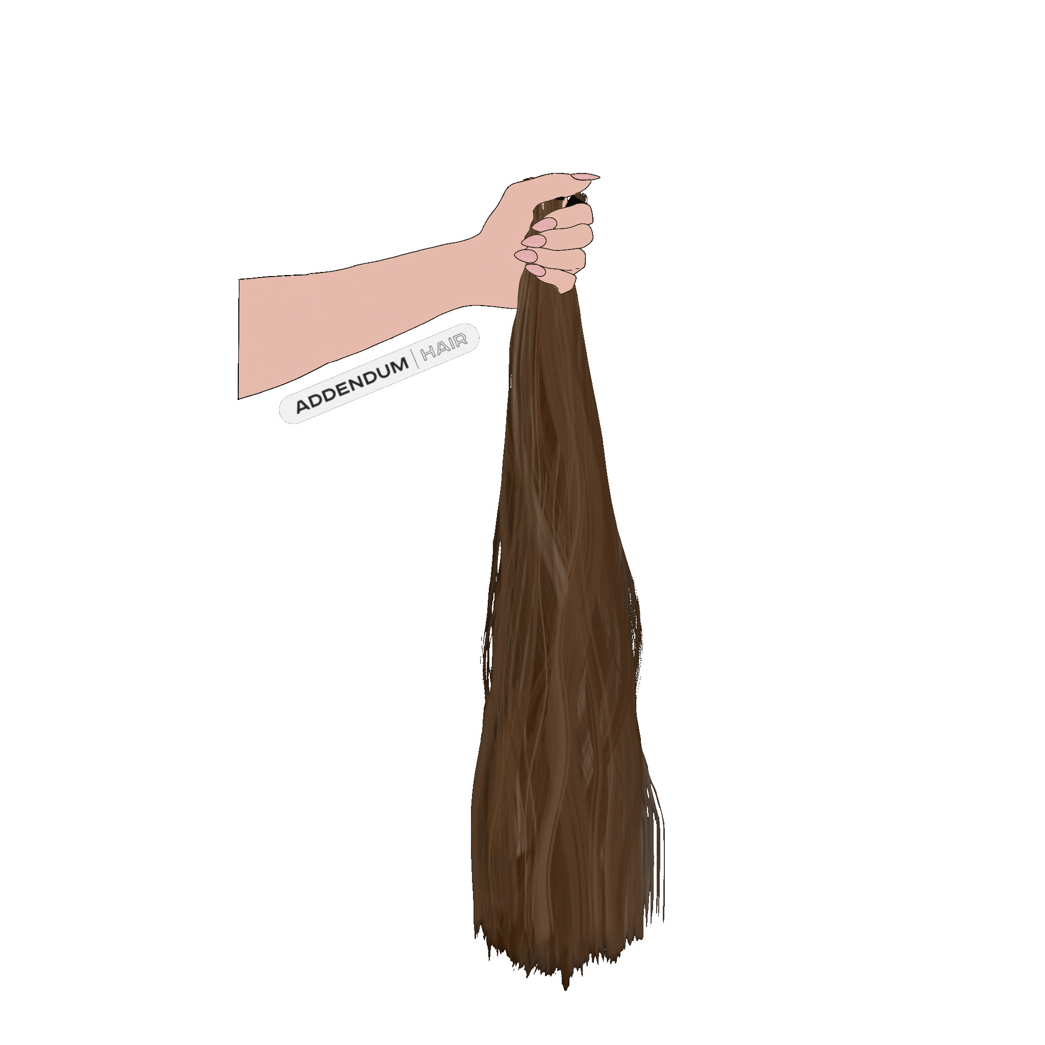 Hair Extensions Weft Sticker by Addendum Salon + Extensions for iOS & Android GIPHY