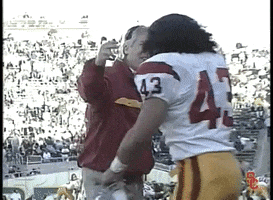 Pete Carroll Hug GIF by USC Trojans