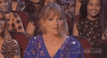 Taylor Swift Laughing GIF by iHeartRadio