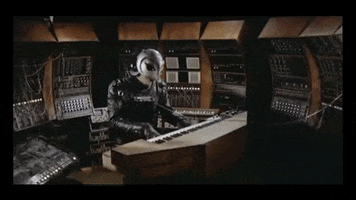 Synth Synthesizer Keyboard Music Phantom Of The Paradise 1970S Evil Sci Fi Robot GIF