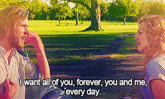 the notebook love GIF