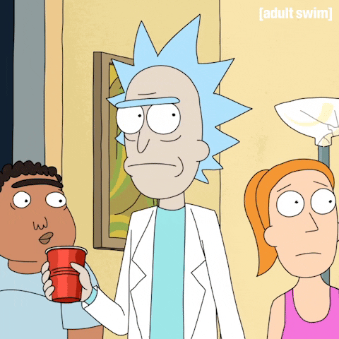 Season 1 Drinking GIF by Rick and Morty