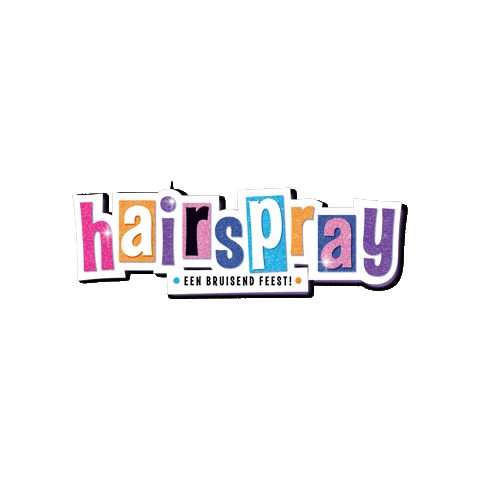 Hairspray Sticker by De Graaf & Cornelissen Entertainment