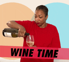 Pouring White Wine GIF by GIPHY Studios Originals