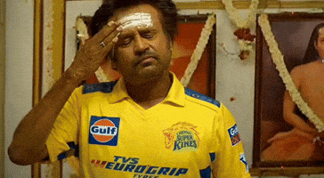 Praying Chennai Super Kings GIF