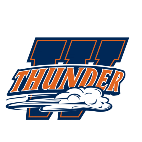 Thunder Sticker by Wheaton College