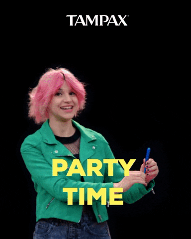 Party Ok GIF by Tampax Italia
