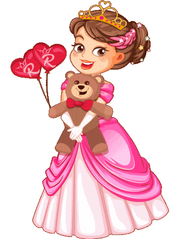 Girl Princess Sticker