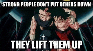 Motivation Goku And Vegeta GIF