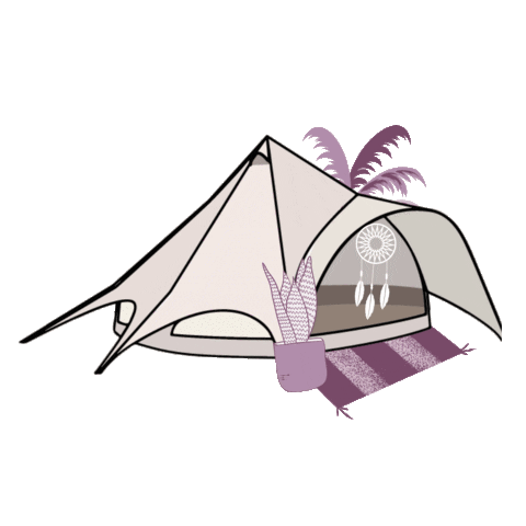 Boutique Camping Sticker