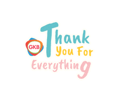 Thanks Thank You Sticker by GKB