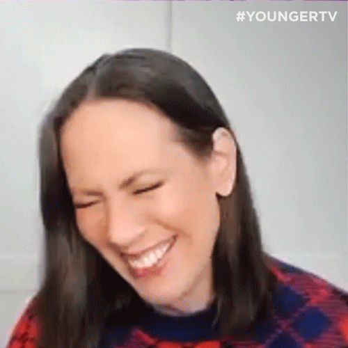 Miriam Shor Laughing GIF by YoungerTV