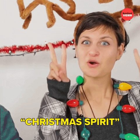 Christmas Spirit GIF by BuzzFeed