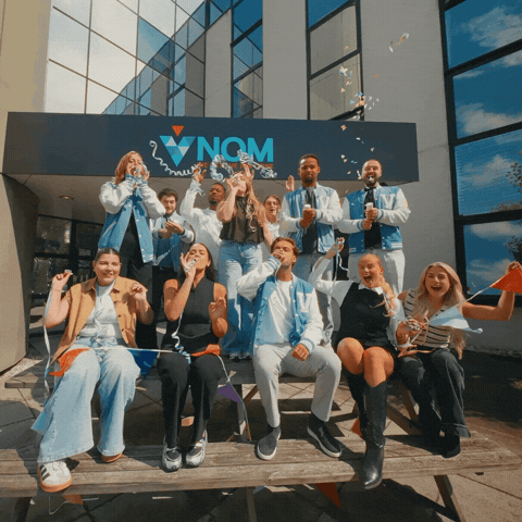Happy Well Done GIF by VNOM Technisch Uitzendbureau | We get the job done