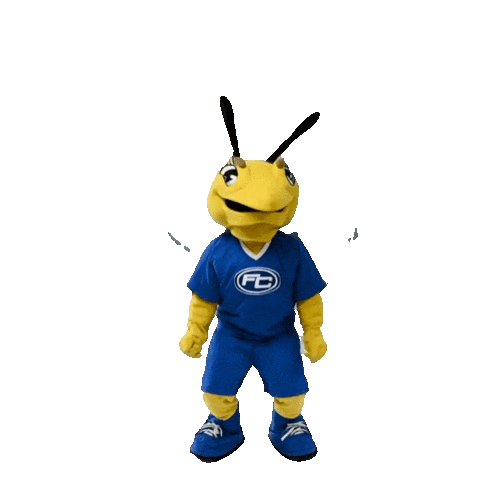 Buzzy Sticker by Fullerton College