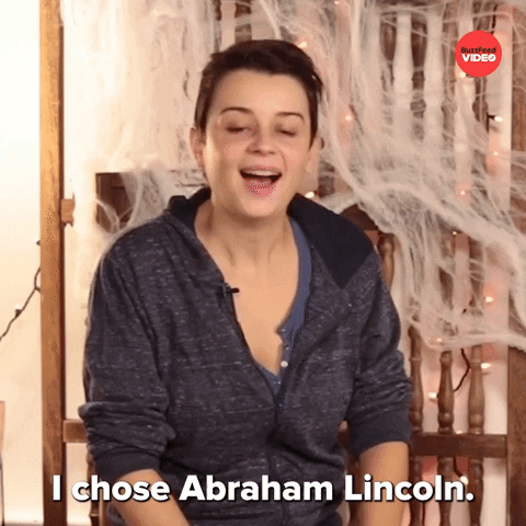 Abraham Lincoln Halloween GIF by BuzzFeed