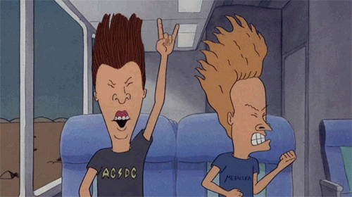 rocking out rock star GIF