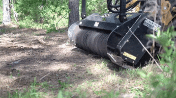 gyrotrac farming forestry skid steer mulch GIF