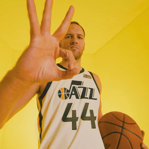 Bojan Bogdanovic Sport GIF by Utah Jazz