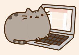 kotitehtÃ¤viÃ¤, jotka opiskelevat GIF: n Pusheen