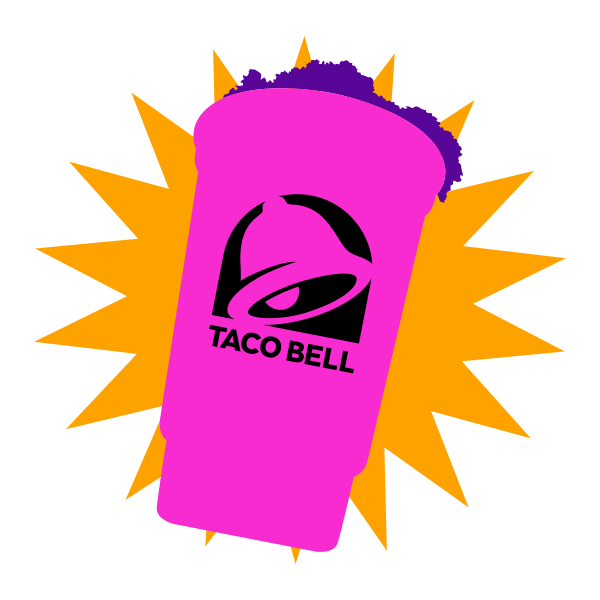 Delivery Frozen Drink Sticker by Taco Bell