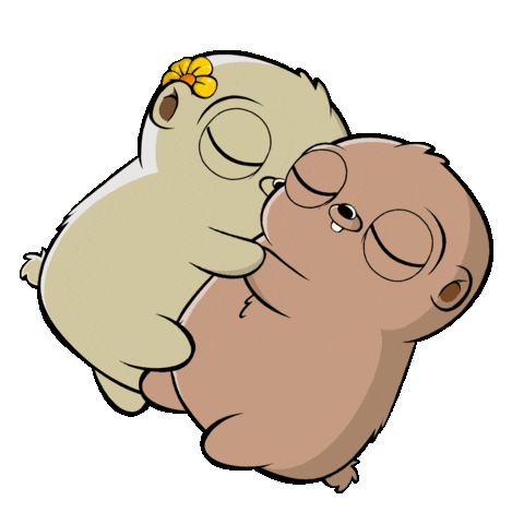 In Love Hug Sticker by Fugz Official