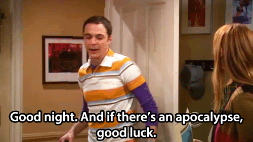 The Big Bang Theory Good Luck GIF